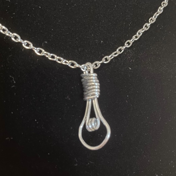 handmade lightbulb necklace - Picture 2 of 2